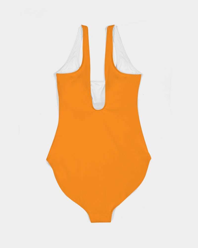 Tangy-Orange Women's One-Piece Swimsuit