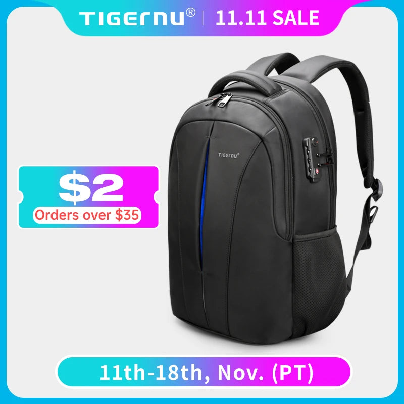 Travel Backpack 14-15.6-17'' Laptop Backpack for Men TSA Anti Theft Backpack