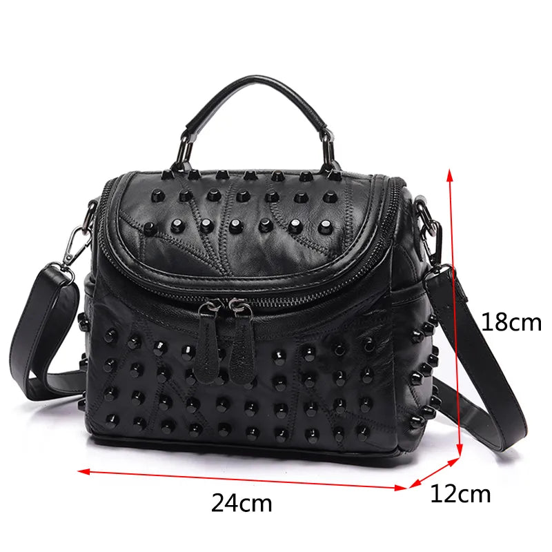 Women Leather Bag Sheepskin Messenger Bags Handbags