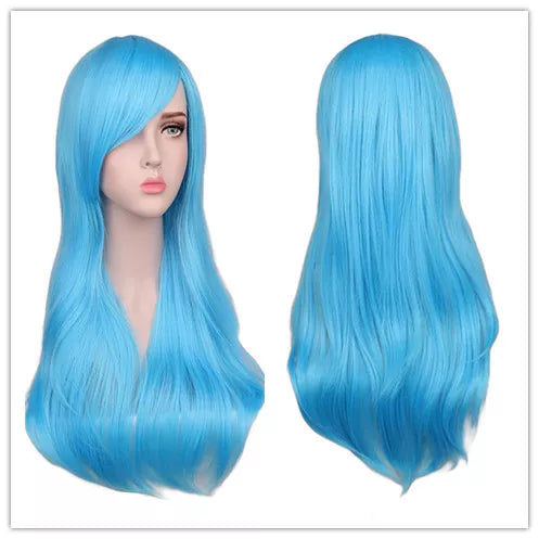 Women Long Wavy Wig Synthetic Hair Wigs