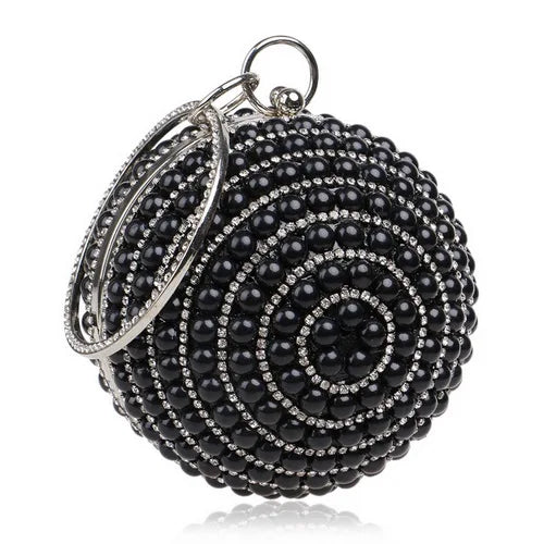 Women's Pearl Beaded Evening Bags  Pearl Beads Clutch Bags