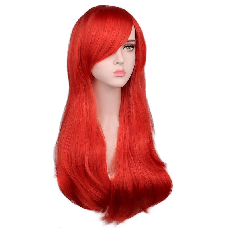 Women Long Wavy Wig Synthetic Hair Wigs