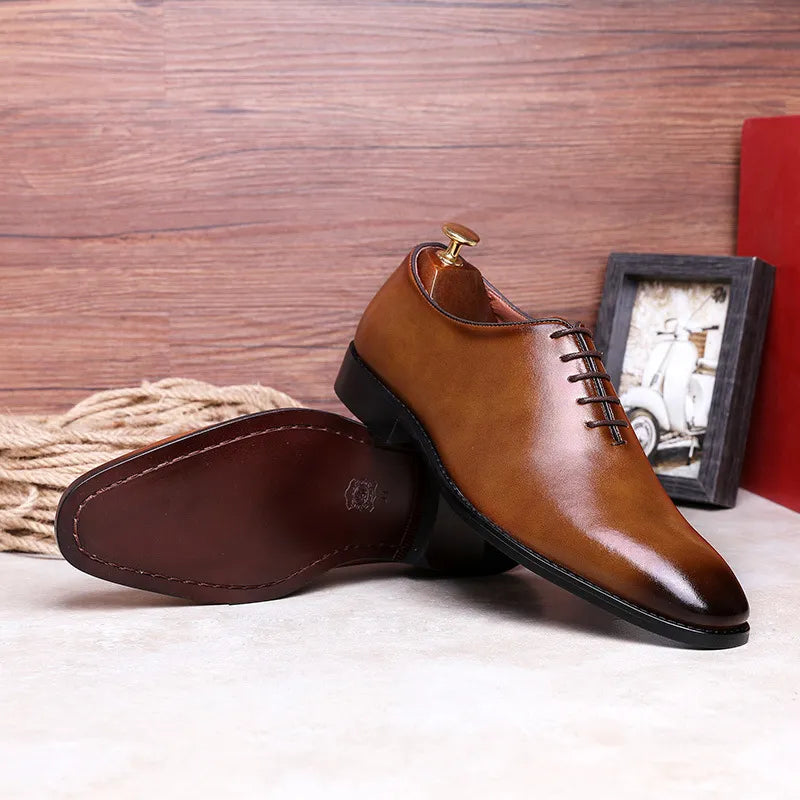 Men's Business Dress Casual Shoes for Men Soft Leather  Shoes