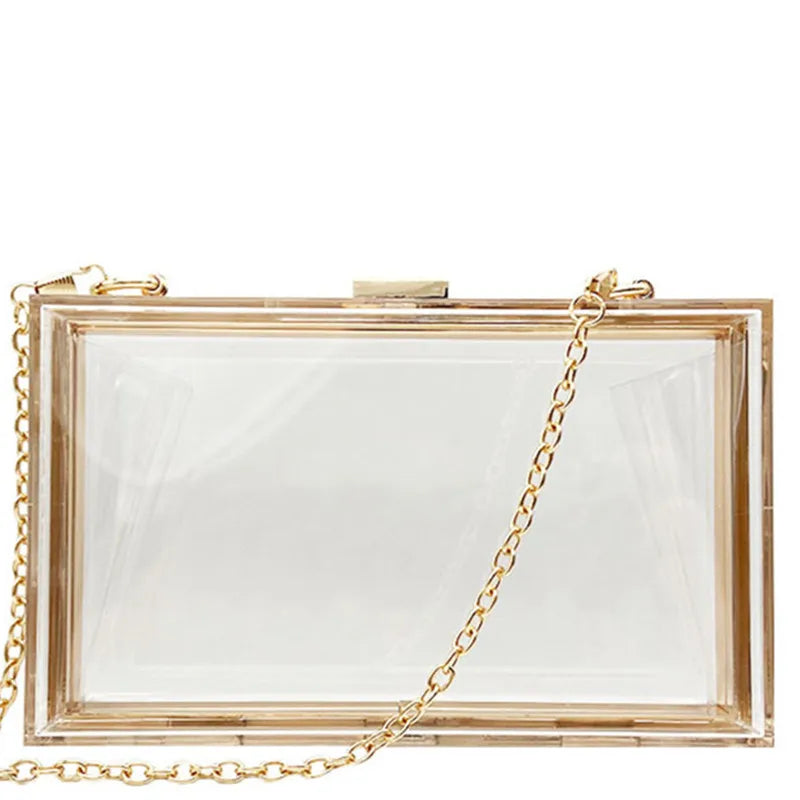 Transparent Acrylic Bags Clear Clutches Evening Bags