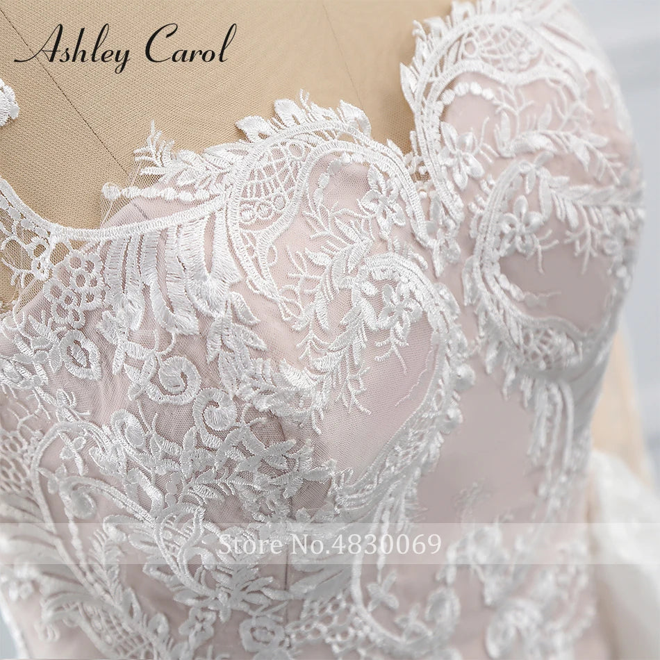 Sexy Mermaid Wedding Dress Sweetheart Long Sleeve Detachable Train