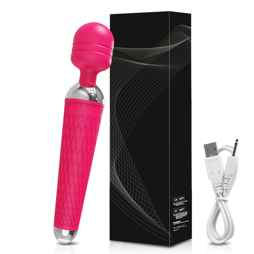 Wireless Dildos AV Vibrator Magic Wand for Women Clitoris Stimulator