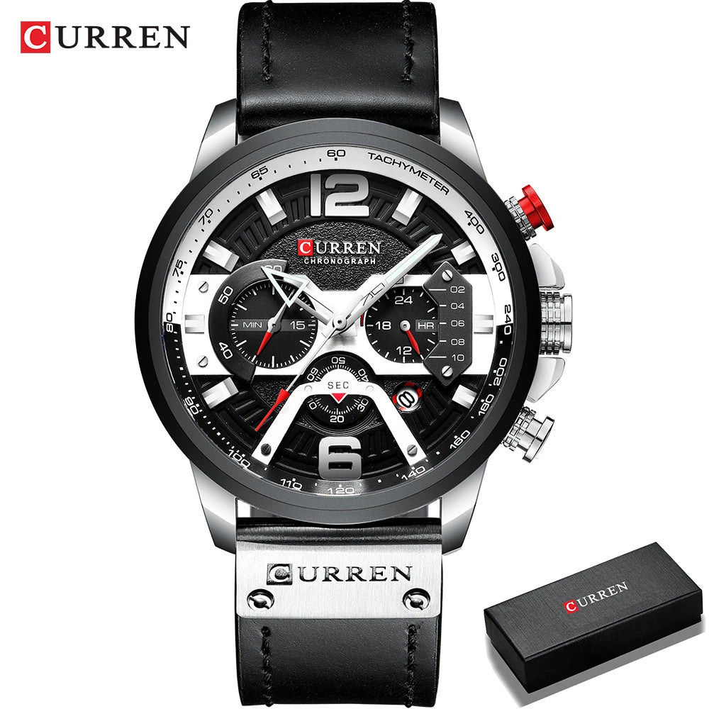 Sport Waterproof Man Watches Military Fashion Stainless Steel Wristwatch Clock