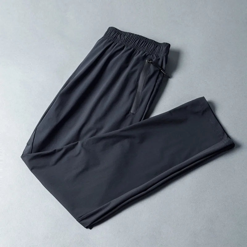 Trousers Casual Jogging Sports Pants Breathable Elastic Waistband