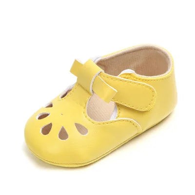 New Baby Girls First Step Shoes Baby Moccasins Soft Bottom Rubber Non-Slip Shoes