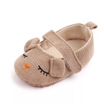 Toddler Newborn Baby Boys Girls Animal Crib Shoes Infant Cartoon Soft Sole Shoes