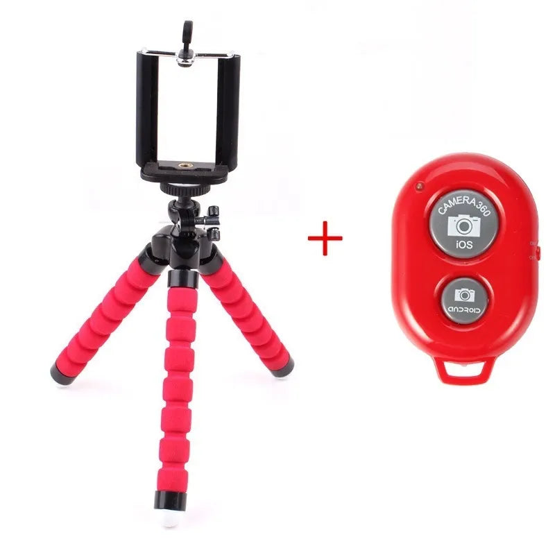 Mobile Phone Holder Flexible Octopus Tripod Bracket for Mobile Phone Camera