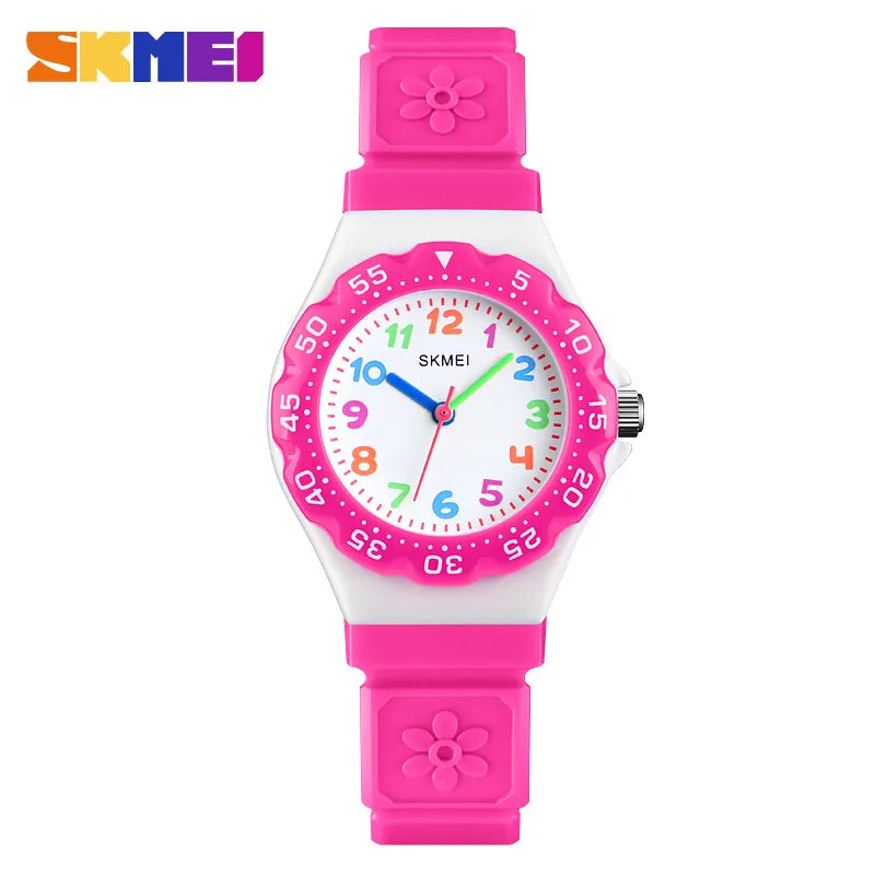 SKMEI NEW Kids  Outdoor Sports Waterproof PU Wristband Quartz Children Watches