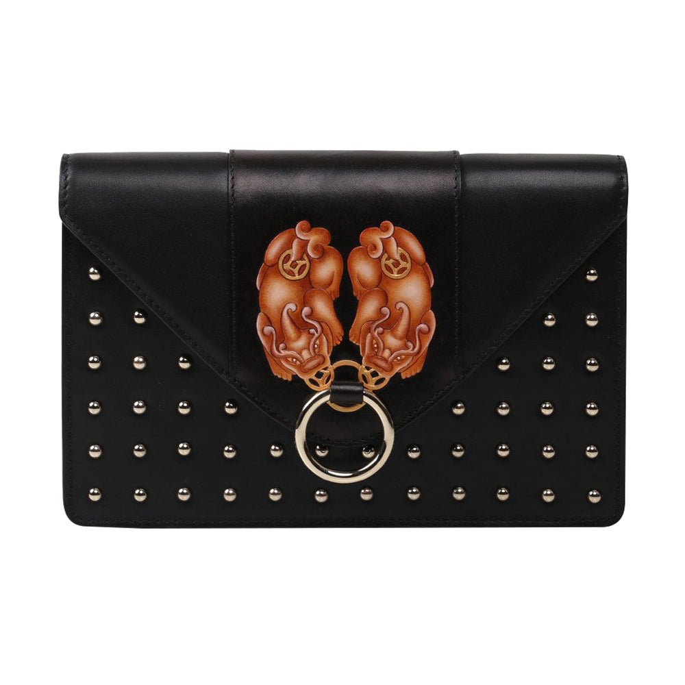 PX (PiXiu) Black Crossbody Clutch