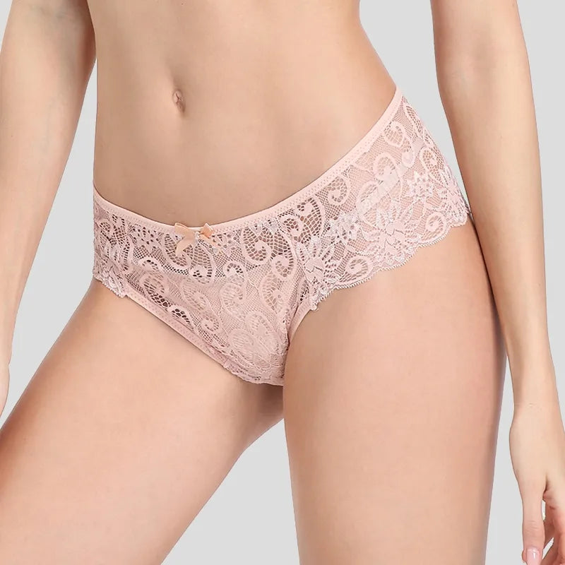 Women's Panties Breathable Female Underwear Sexy Lace Lingerie