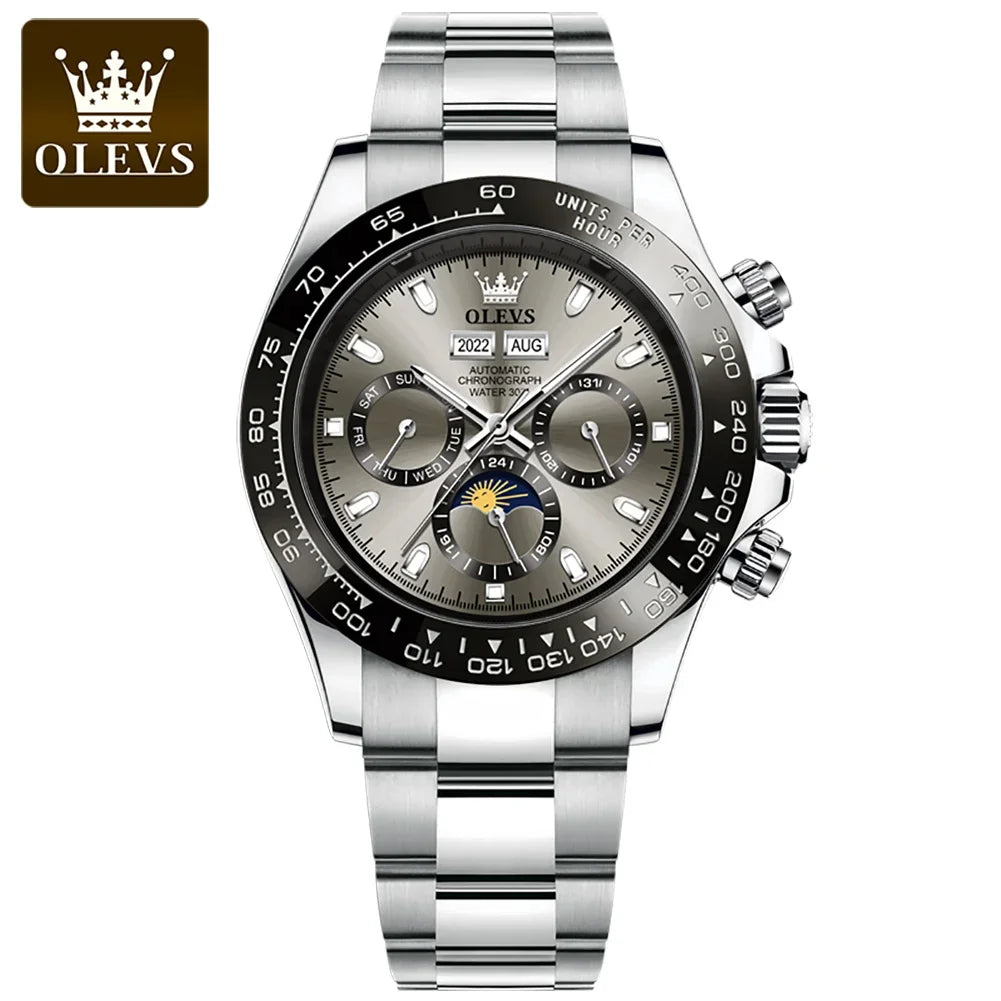 Waterproof Stainless Steel Watches Automatic Mechanical Watch