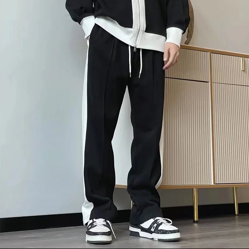 Training Jogging Wear Two Piece Set Track Suit Plain Sweatsuit for Men