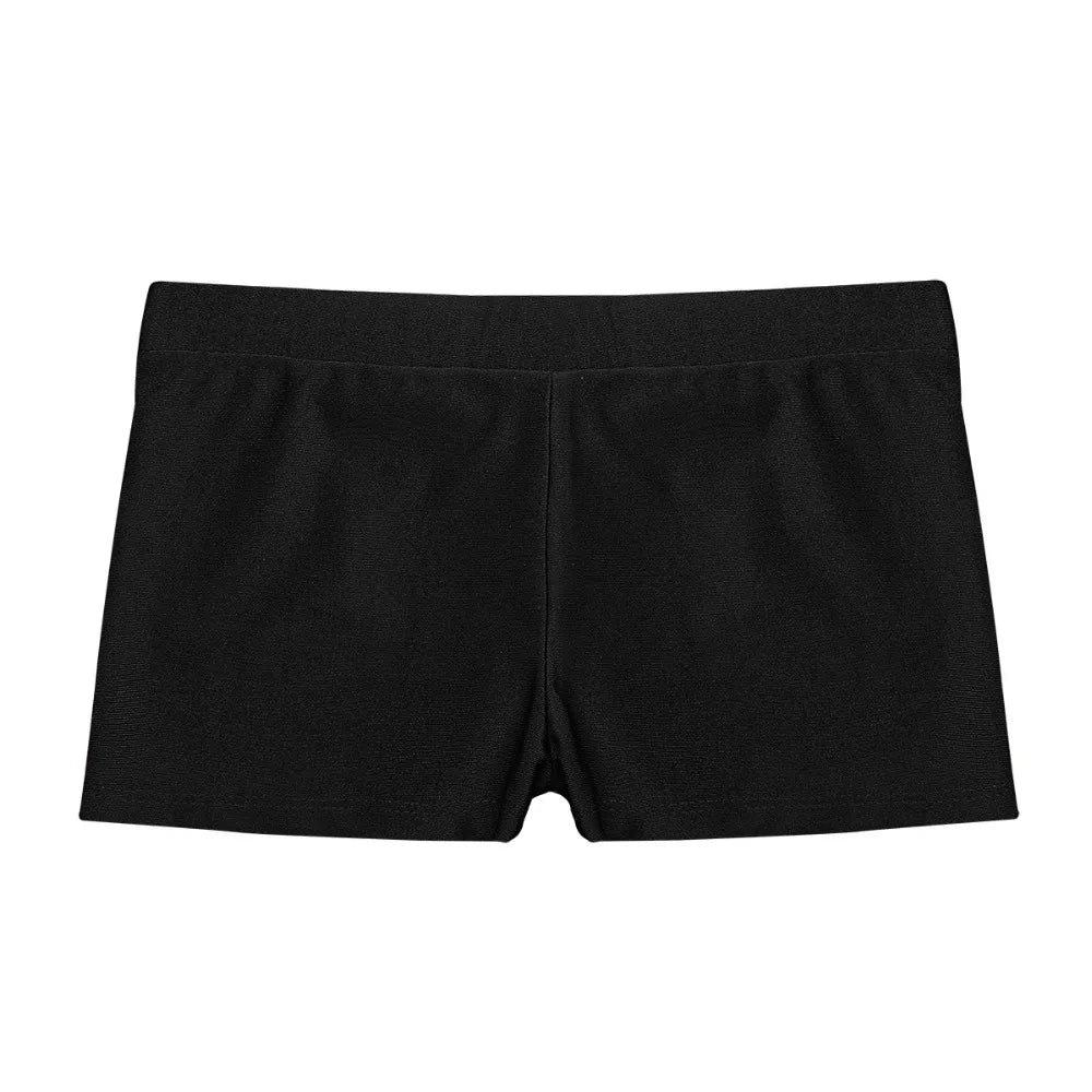 V-Front Waistband Shorts Bottoms for Ballerina Gymnastic Shorts