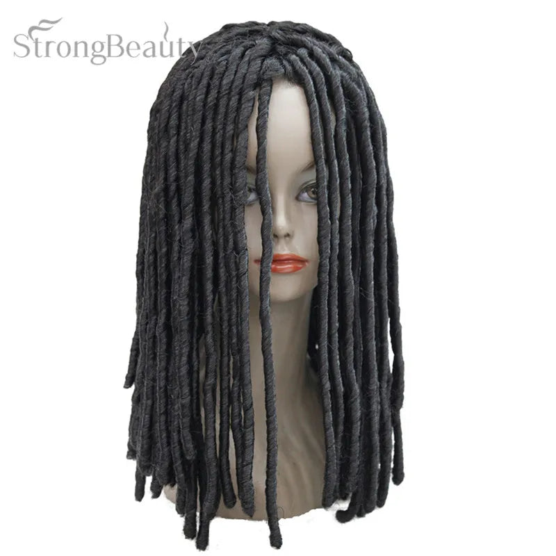 Synthetic Wigs Long Black Brown Gold Curly Rolls Hair Cosplay Costume Party Wig