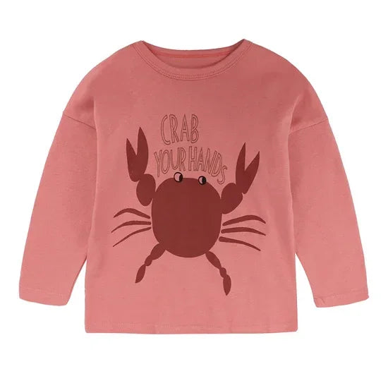 Print Children Boys T Shirt Spring Autumn Kids Tshirt Cotton