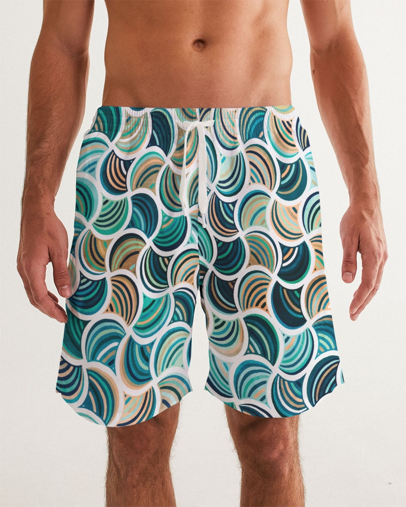 Mosaic 7" Classic Men Swim Trunk