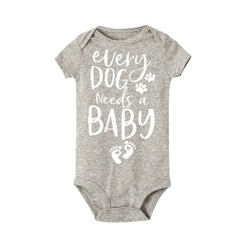 0-24m Infant Newborn Baby Girls Boys Short Sleeve Print Romper Jumpsuit