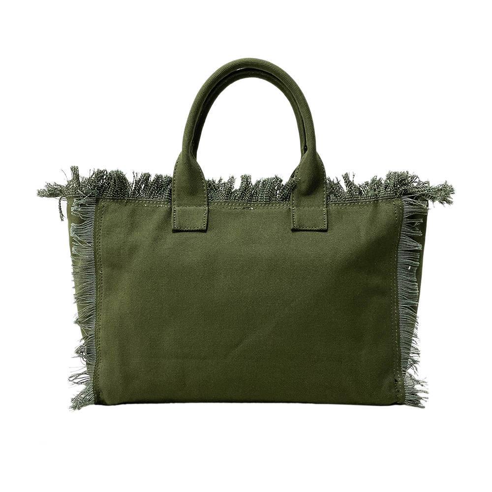 Presley Fray Canvas Tote