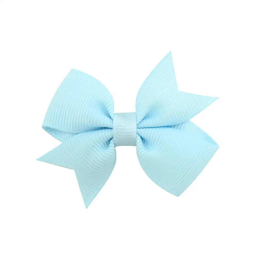 1 Pcs Tiny 2" Pinwheel Hair Bows Alligator Clips Hair Pin