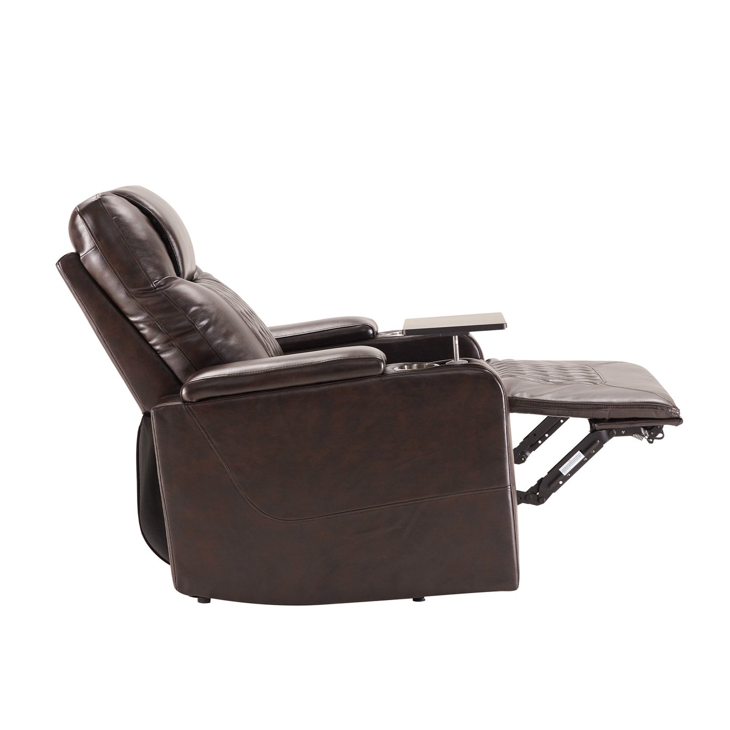 Power Motion Recliner With USB Charging Port and Hidden Arm Storage