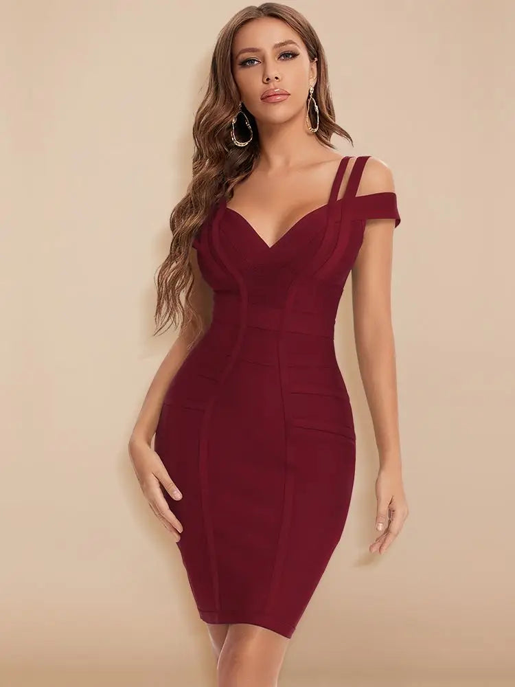 Sexy Plunge v Green Birthday Dress Double Strap Party Wedding Dress