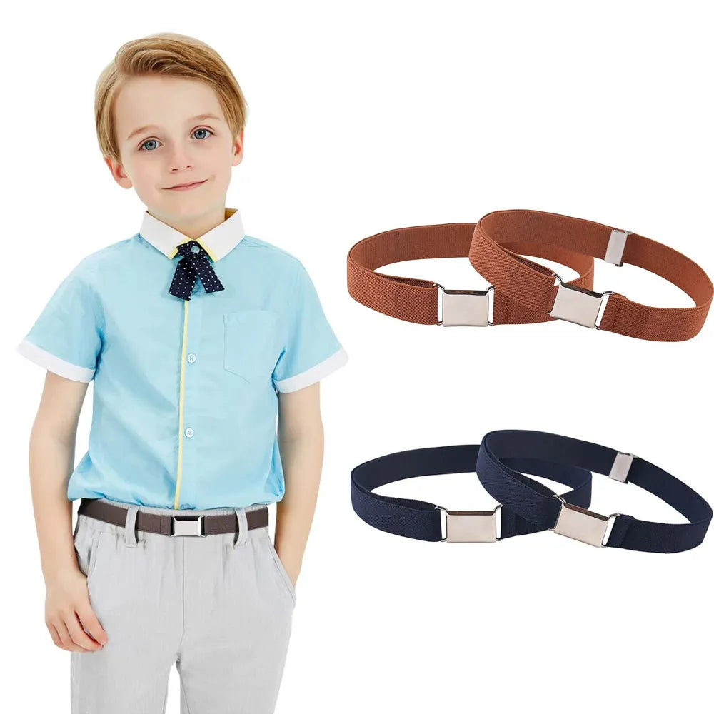 Toddler Belts for Boys Girls,Adjustable Stretch Elastic Belt With Buckle