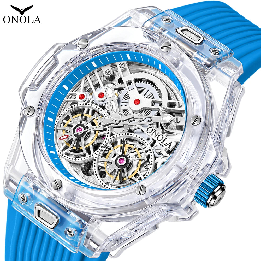 Watches for Men Man Mechanical Watch Automatic Skeleton Watch