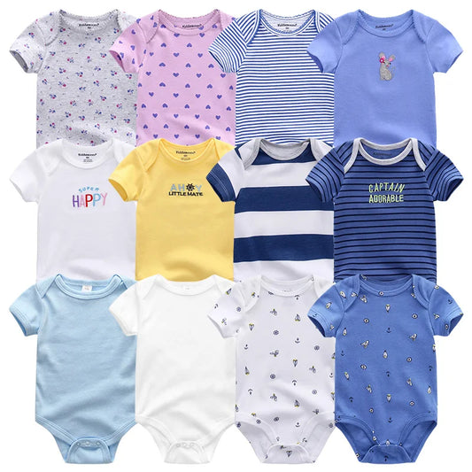 Uniesx Newborn Baby Rompers Clothing 7Pcs/Lot Infant Jumpsuits