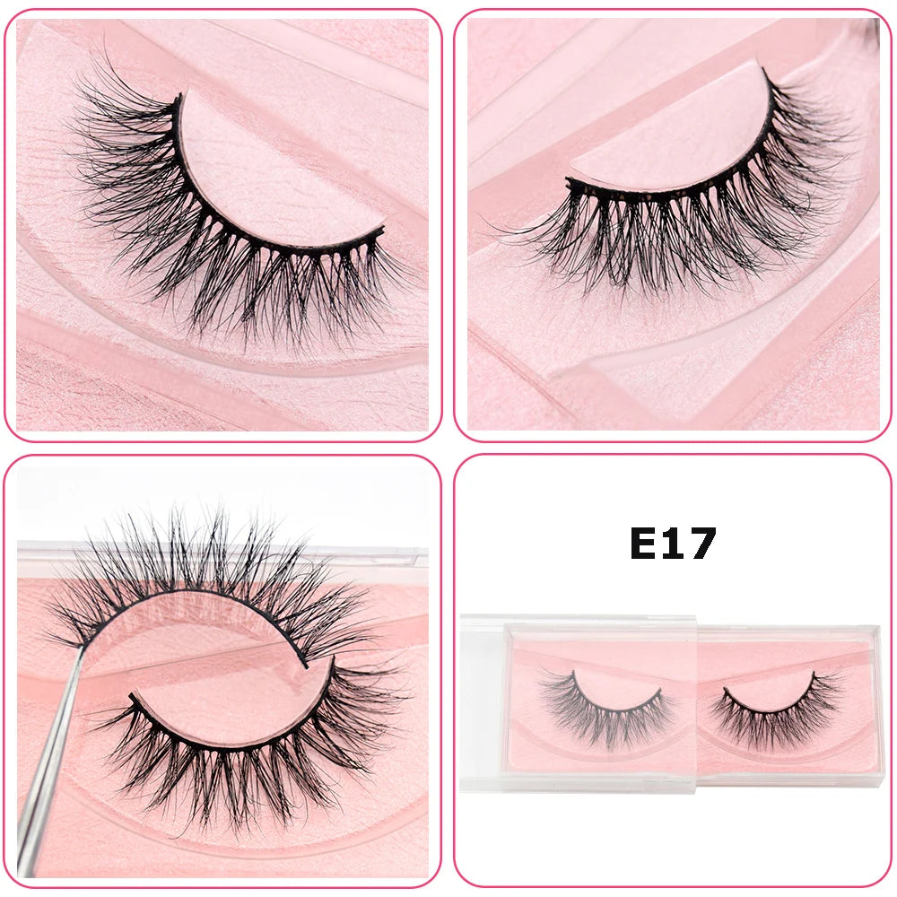 Mink Eyelashes Hand Made Crisscross False Eyelashes