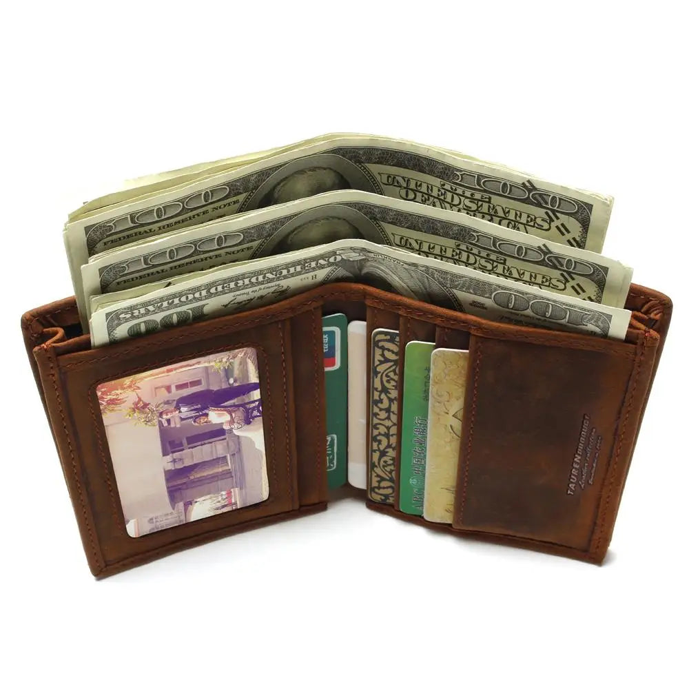 Vintage Leather Men Wallets