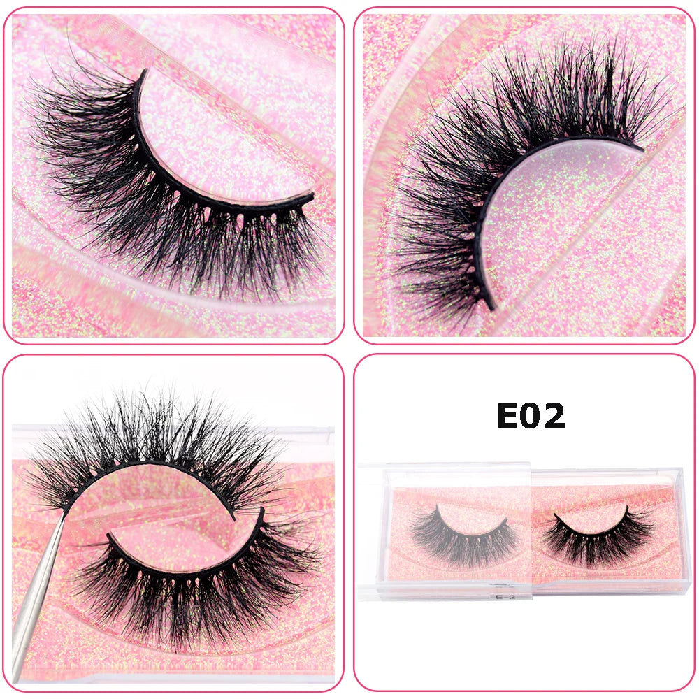 Mink Eyelashes Hand Made Crisscross False Eyelashes