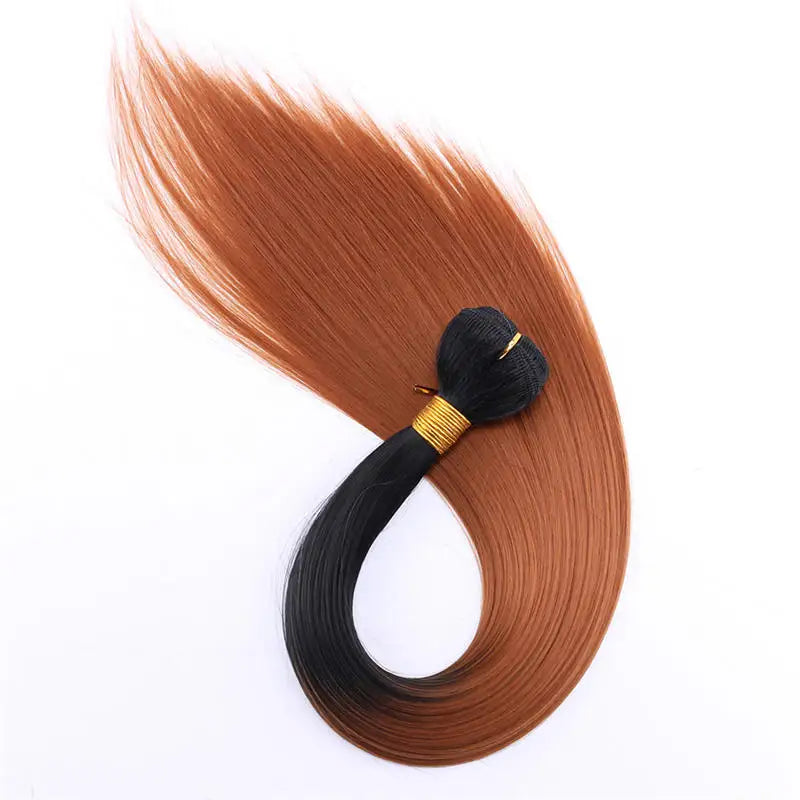 Synthetic Straight Hair Bundles Hair Extensions