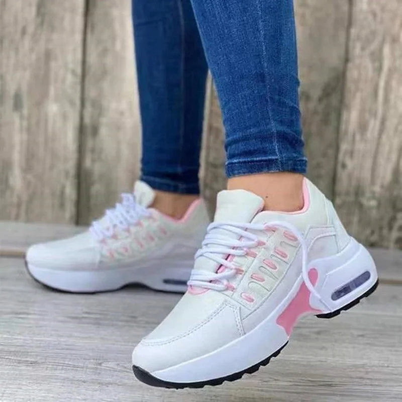 Trend Walking Style Breathable Mesh Ladies Casual Shoes