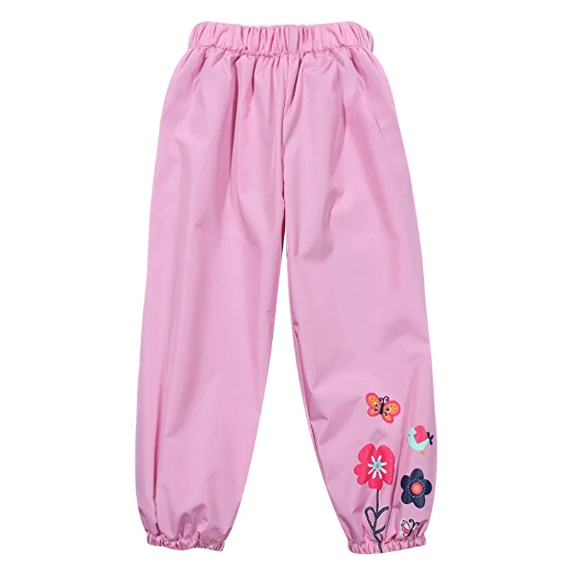 Waterproof Trousers for Girls Fashion Children's Clothing