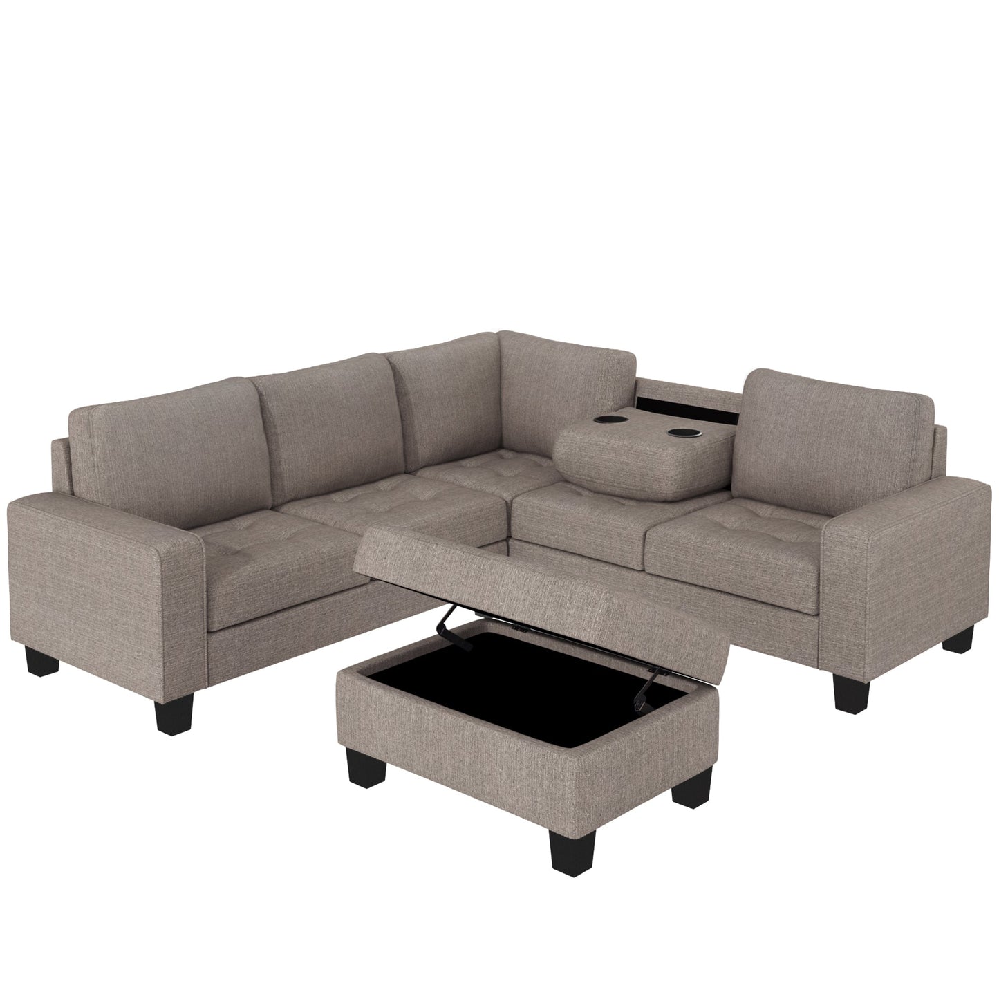 Sectional Corner Sofa L-Shape Couch