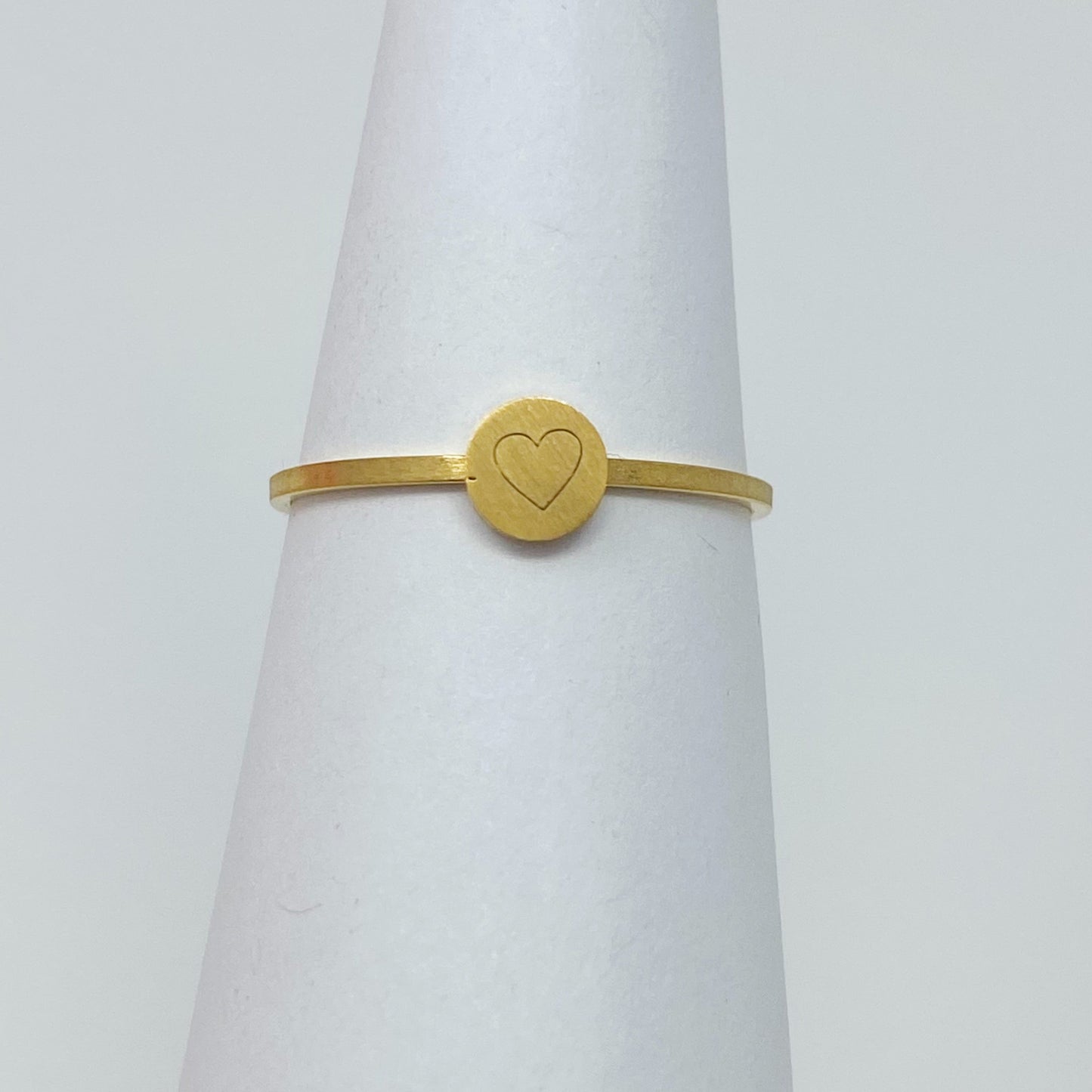 Tiny Disc Stackable Ring