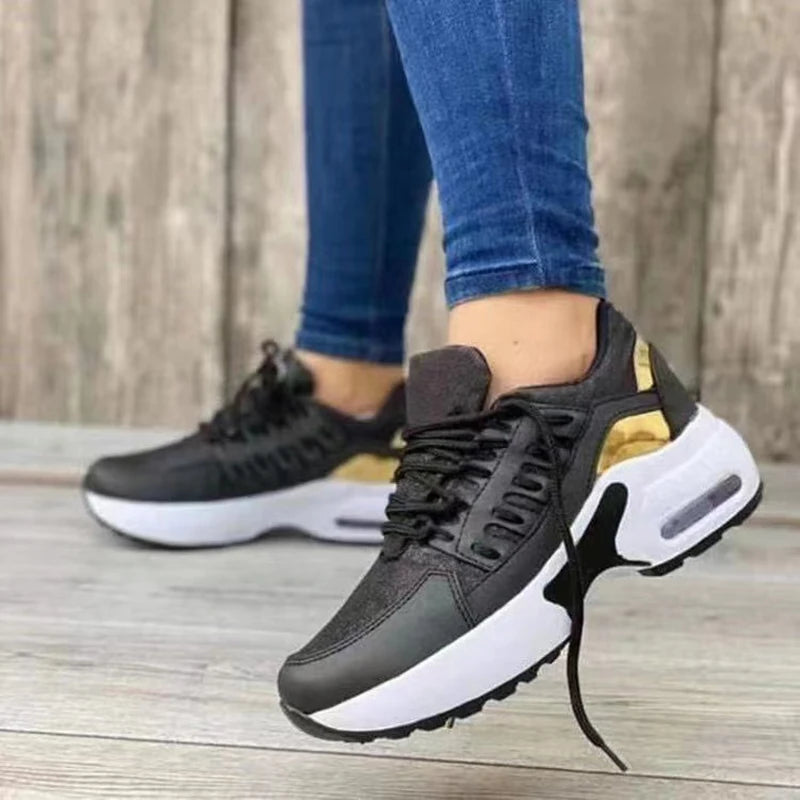 Trend Walking Style Breathable Mesh Ladies Casual Shoes