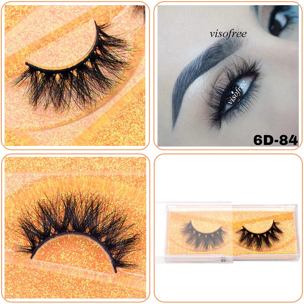 Mink Eyelashes Hand Made Crisscross False Eyelashes