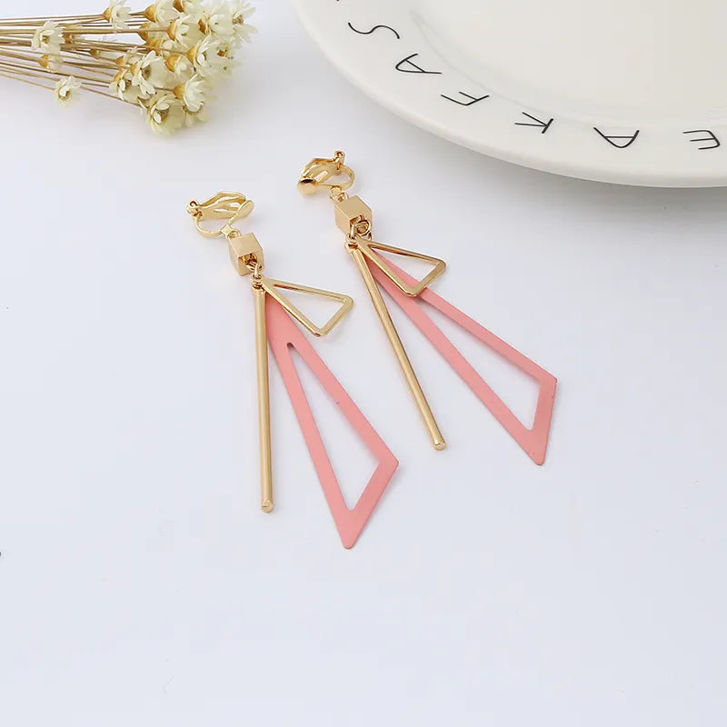 s Without Piercing Retro Female Tassel Long Women Ear Clips Jewelry