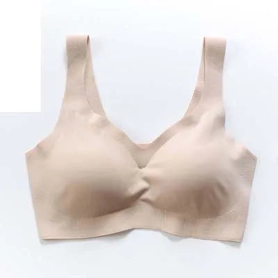 Sexy Women Bras Push Up Gather Bralette Seamless Bra Wire Free Vest Brassiere