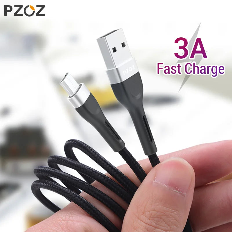 PZOZ Micro USB Cable Fast Charging Data Cord for Sumsung S7 Xiaomi Redmi Note