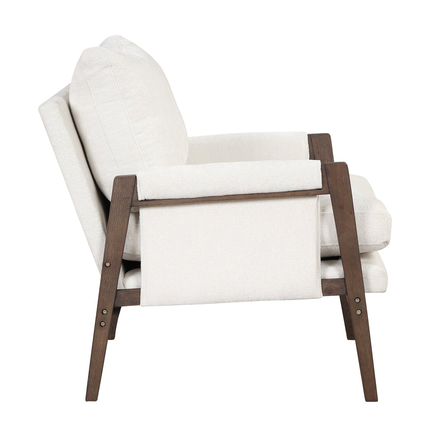 Velvet Accent Chair,Leisure Chair With Solid Wood and Thick Seat Cushion