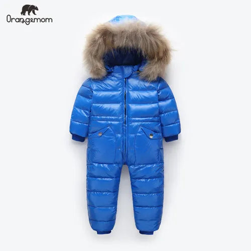 Russian Winter Children's Clothing Down Jacket Boys Outerwear