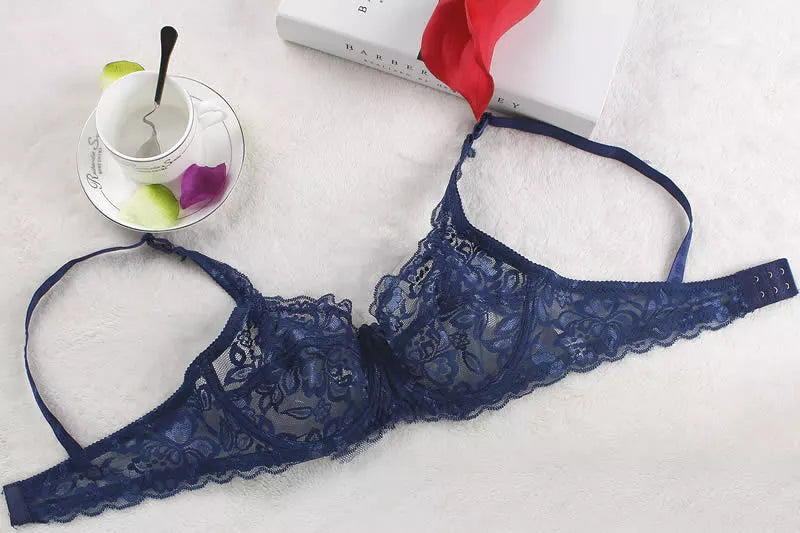 Women Sexy Push Up Bra Underwire Full Lace Brassiere Underwear Bras