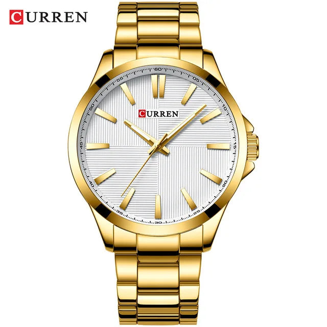 Sport Waterproof Quartz Watches Men Business Clock Stainless Steel Wristwatches