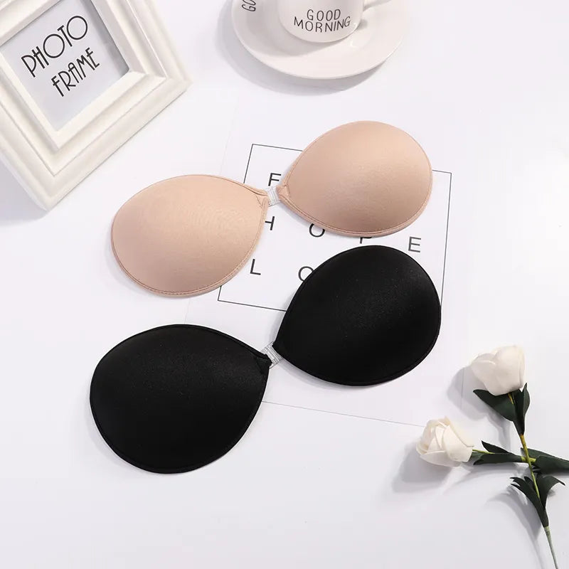 Silicone Bra Invisible Push Up Sexy Strapless Bra Stealth Adhesive Backless